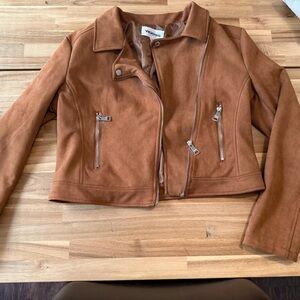 Vero Moda Women's Brown suede Jacket